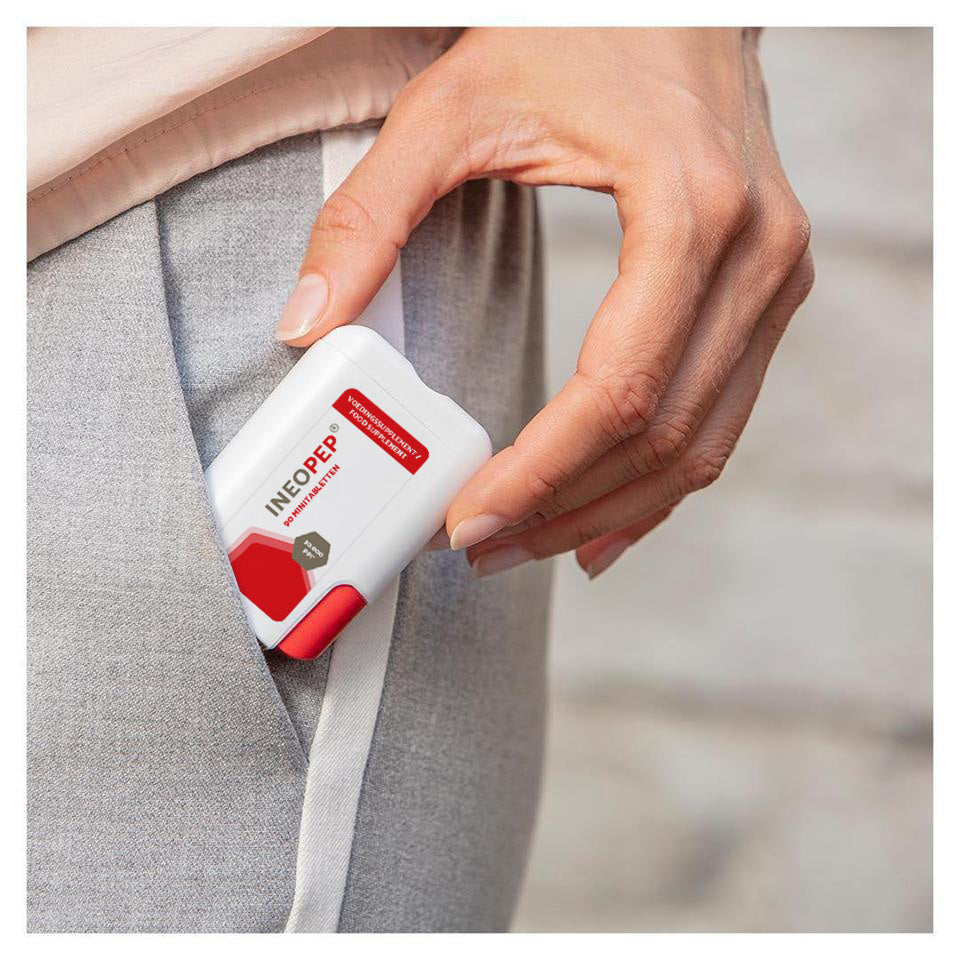 Ineopep® - Clinically Proven Enzyme for Gluten Digestion | Support for a Gluten-Free Diet - 90 Tablets.